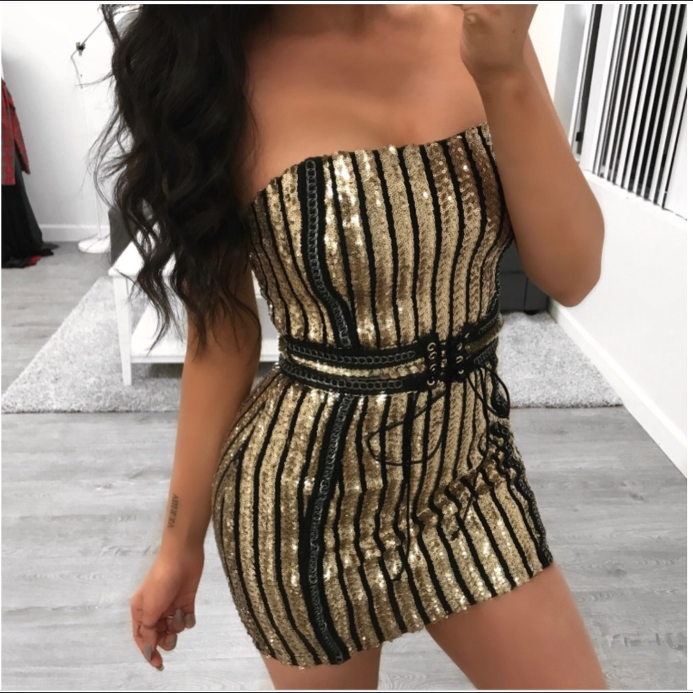 Mini Sequins Dress